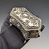 1912 British Antique Sterling Silver Jewelry Box 370g Jones & Crompton